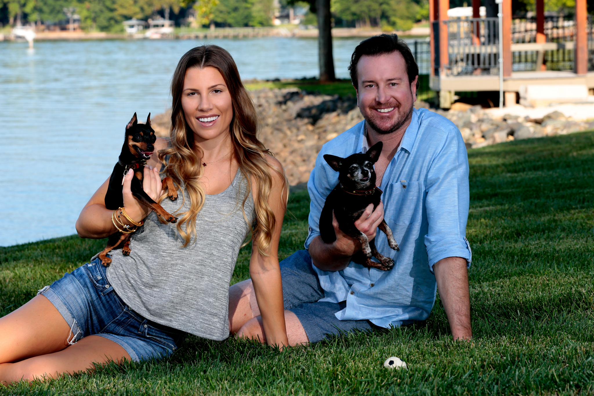 NASCAR Power Couple Kurt & Ashley Busch Introduce Their Dogs 3 NASCAR Power Couple Kurt & Ashley Busch Introduce Their Dogs