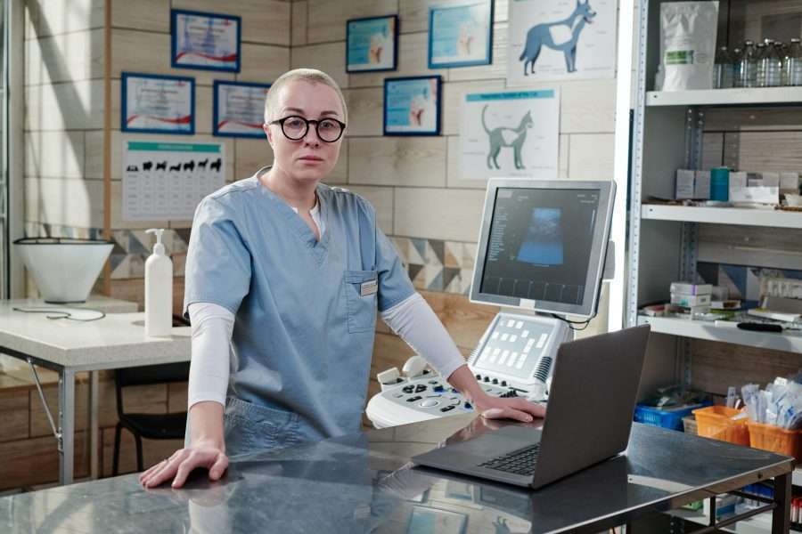 The Veterinarian Suicide Rate Should Shock You 2 vet contemplates while looking at camera, veterinarian suicide rate