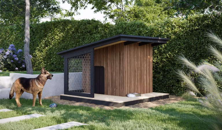 5 Modern Dog House Plans That Your Pup Will Love